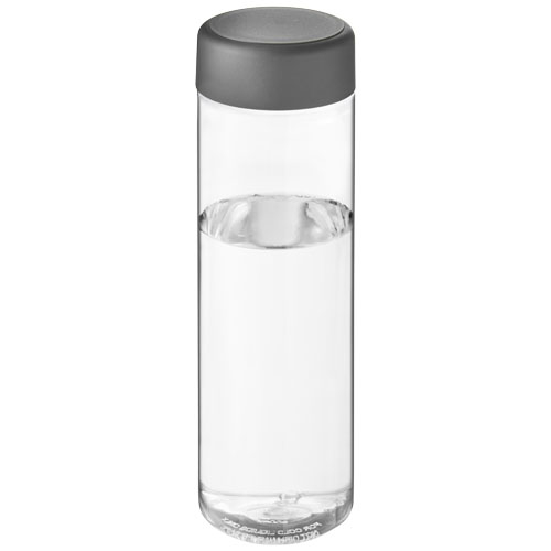 Bidon promotionnel 850ml H2O Active® Translucide et Gris storm